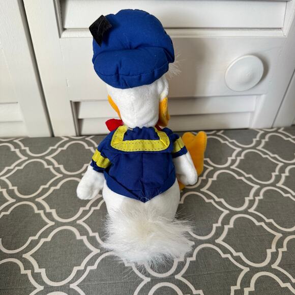Disney Donald Duck Bean Bag Plush Doll Toy Sailor Stuffed Animal Nostalgia - Picture 2 of 5